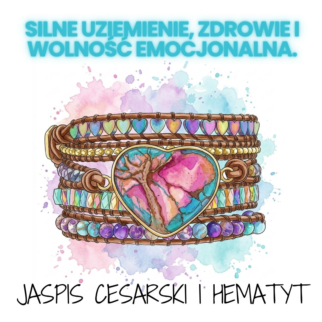 Silne uziemienie, witalność i wolność emocjonalna. BRANSOLETKA