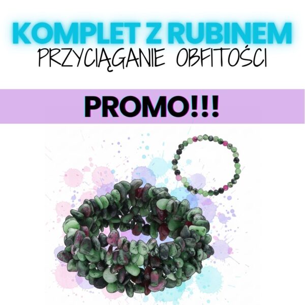 Komplet z Rubinem – Przyciąganie Obfitości